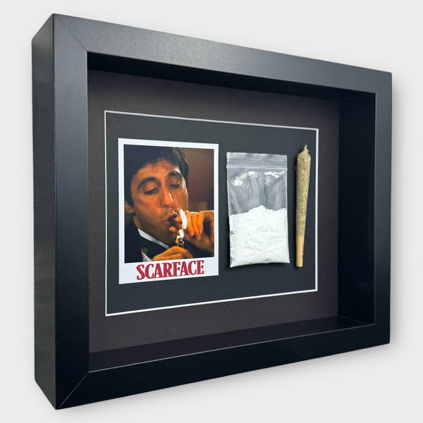 Scarface Shadow Box Art