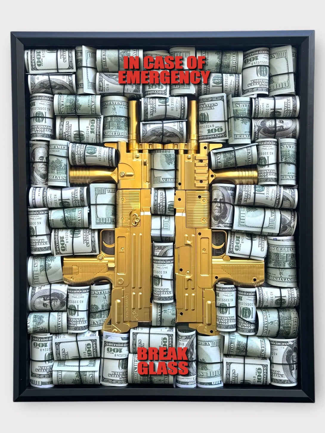 Cartel Gold Uzi Art - Derich Gallery