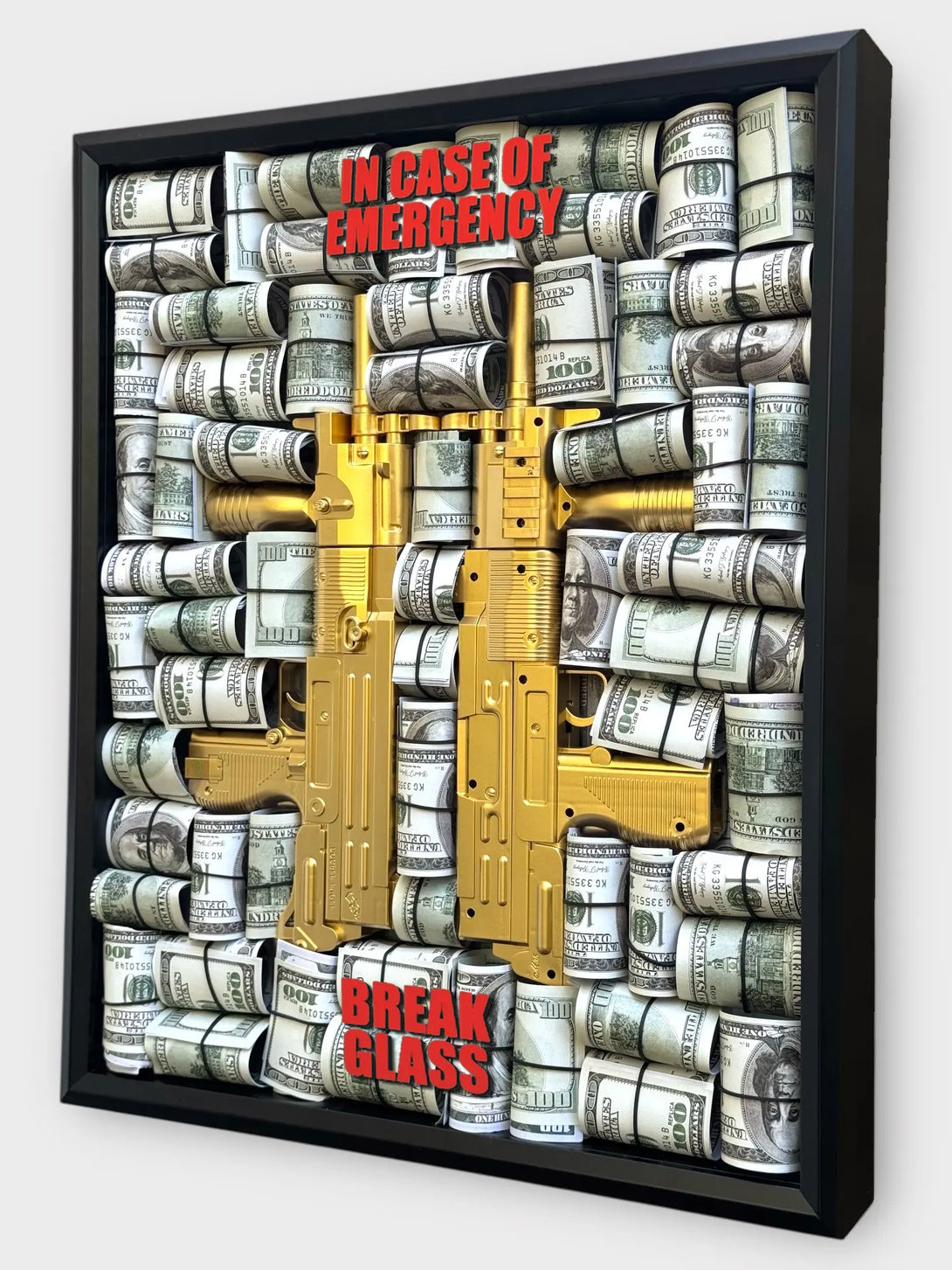 Cartel Gold Uzi Art - Derich Gallery