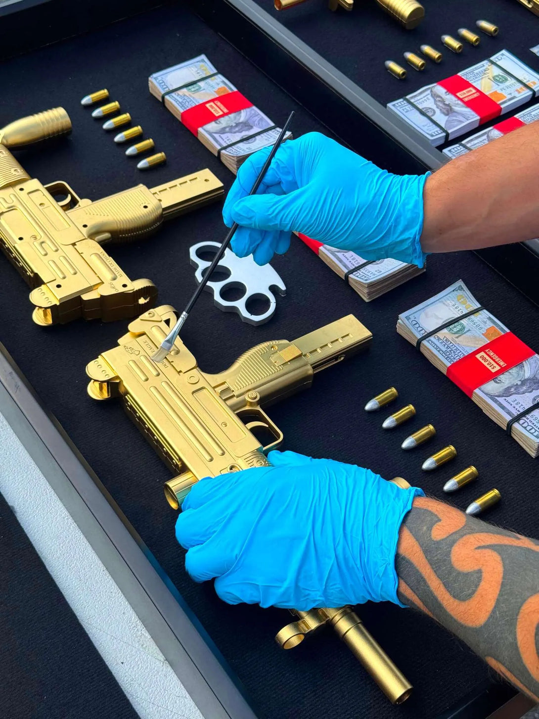 DOUBLE GOLD DROP - Derich Gallery