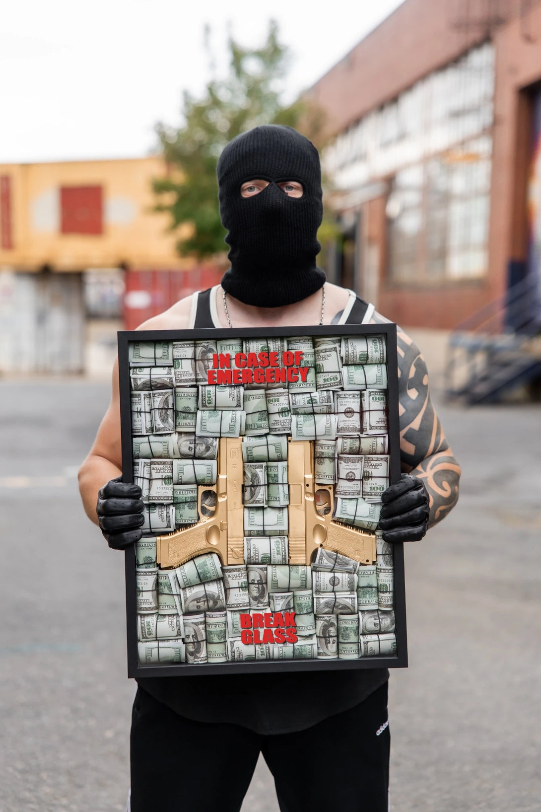 Gold Glock Duo | 16×20 in - Derich Gallery