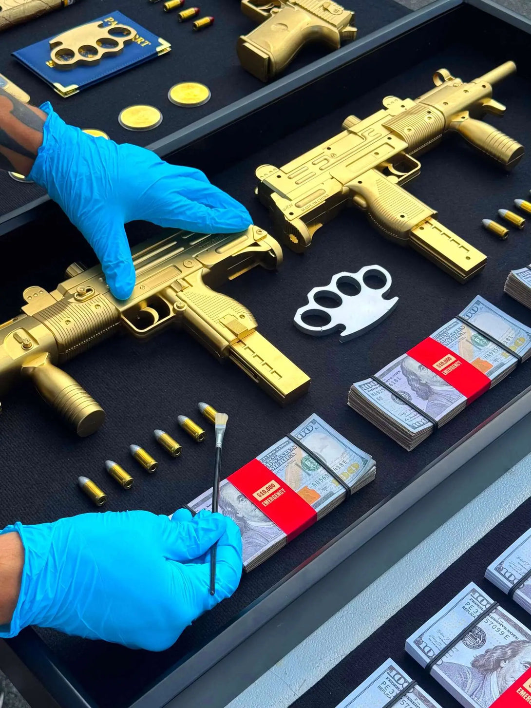 DOUBLE GOLD DROP - Derich Gallery