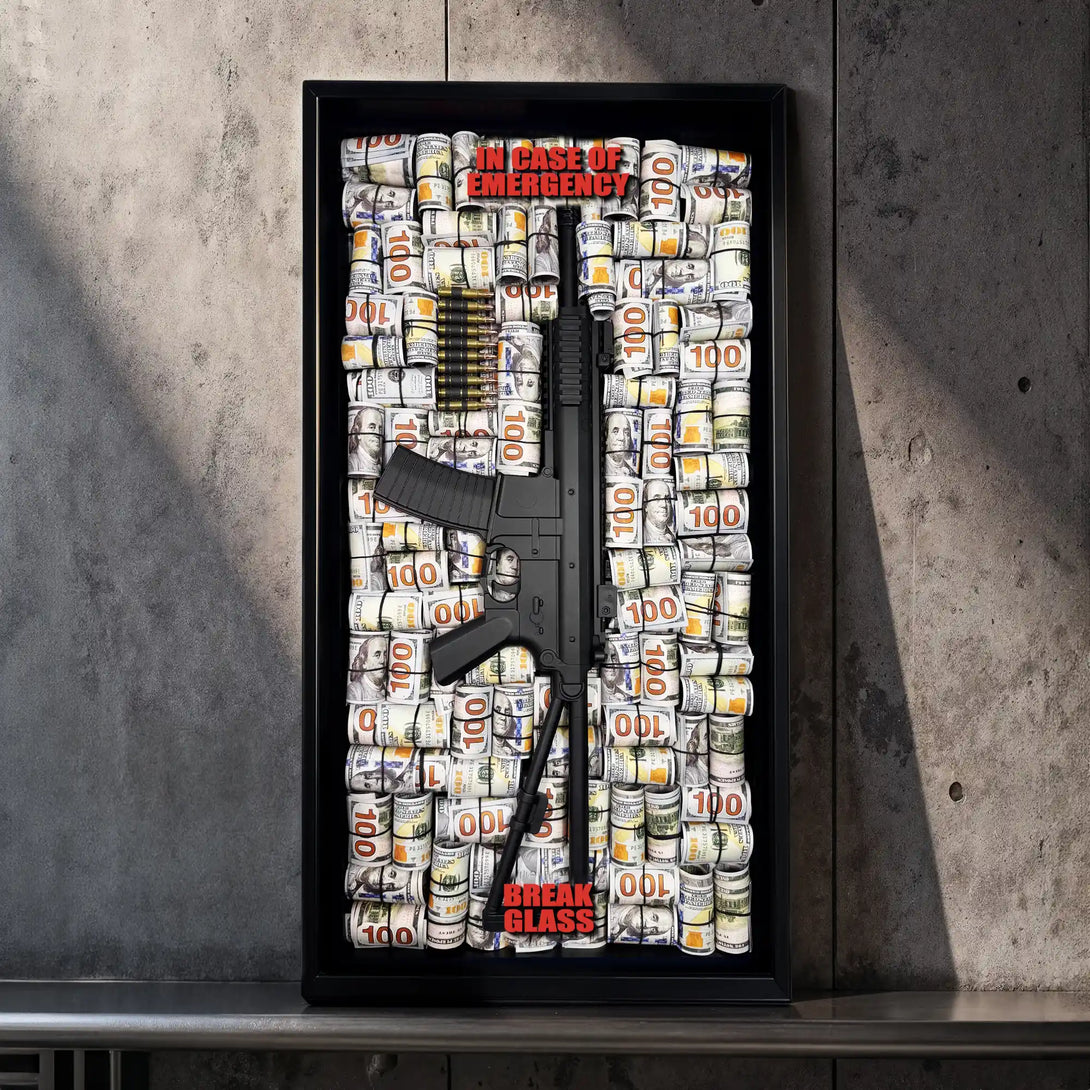 XXL FULL CASH BLACKOUT  | 32×18 in - Derich Gallery