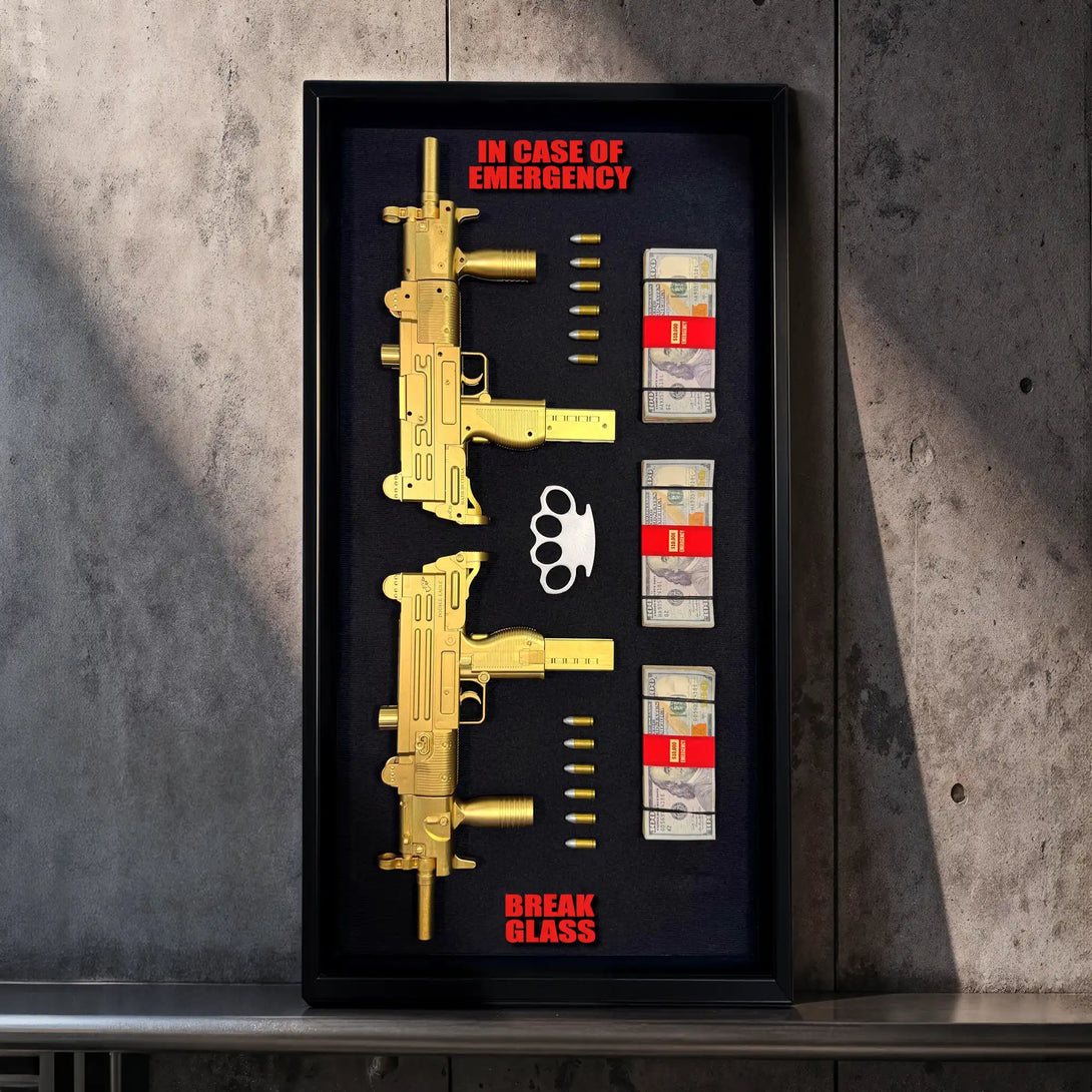 XXL DOUBLE GOLD DROP  | 32×18 in - Derich Gallery