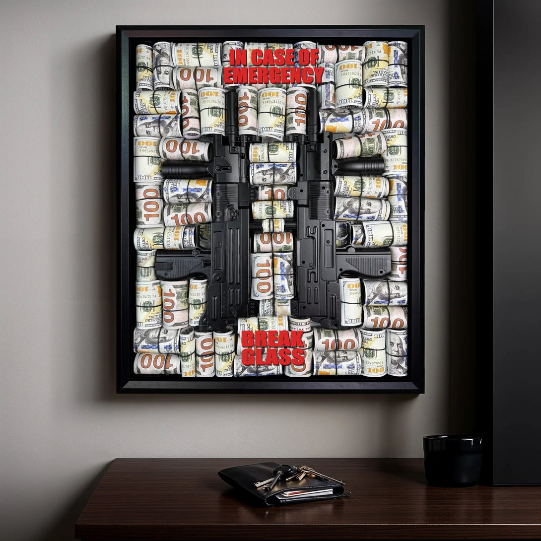 Twin Uzi Frame - Derich Gallery