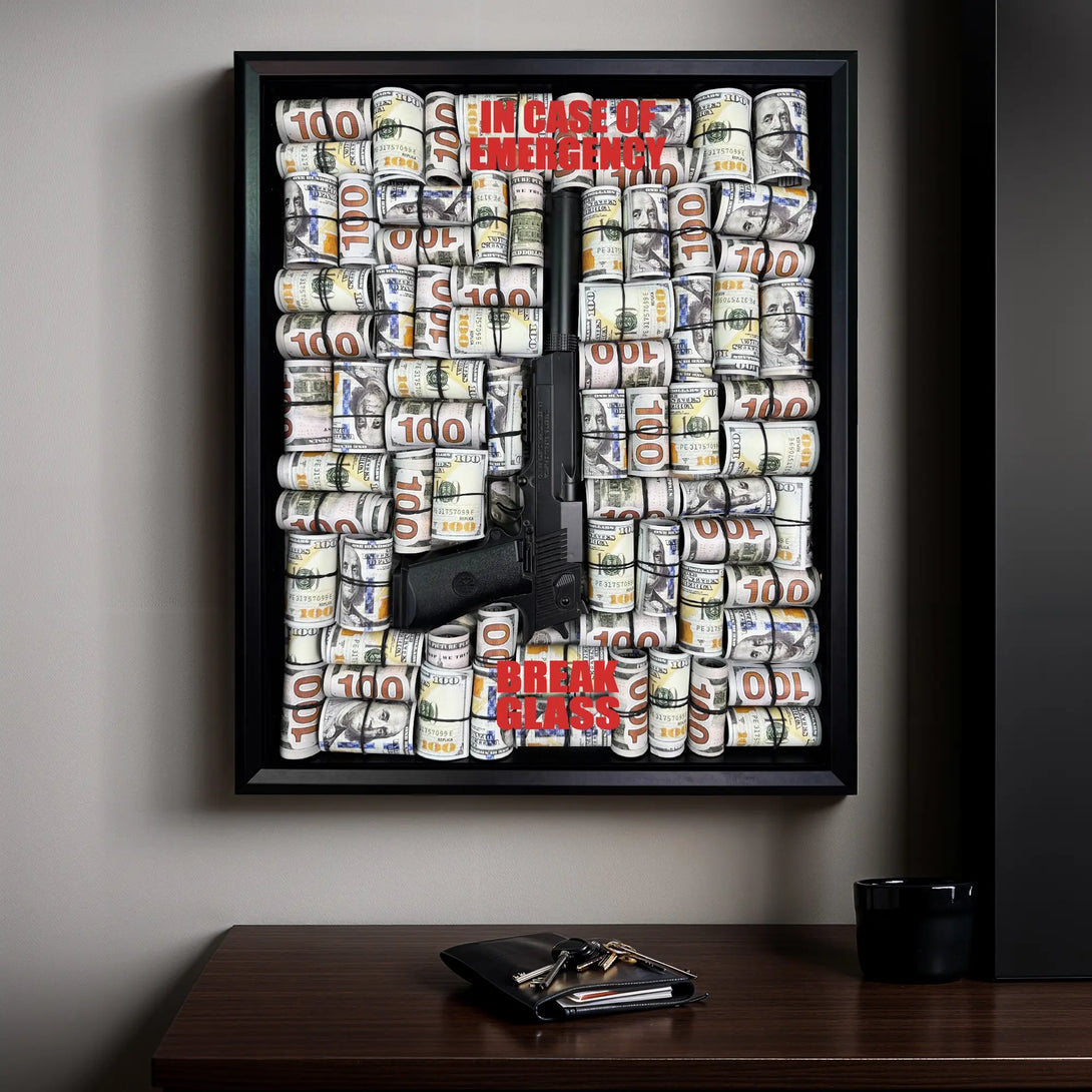 Black Beretta Frame - Derich Gallery