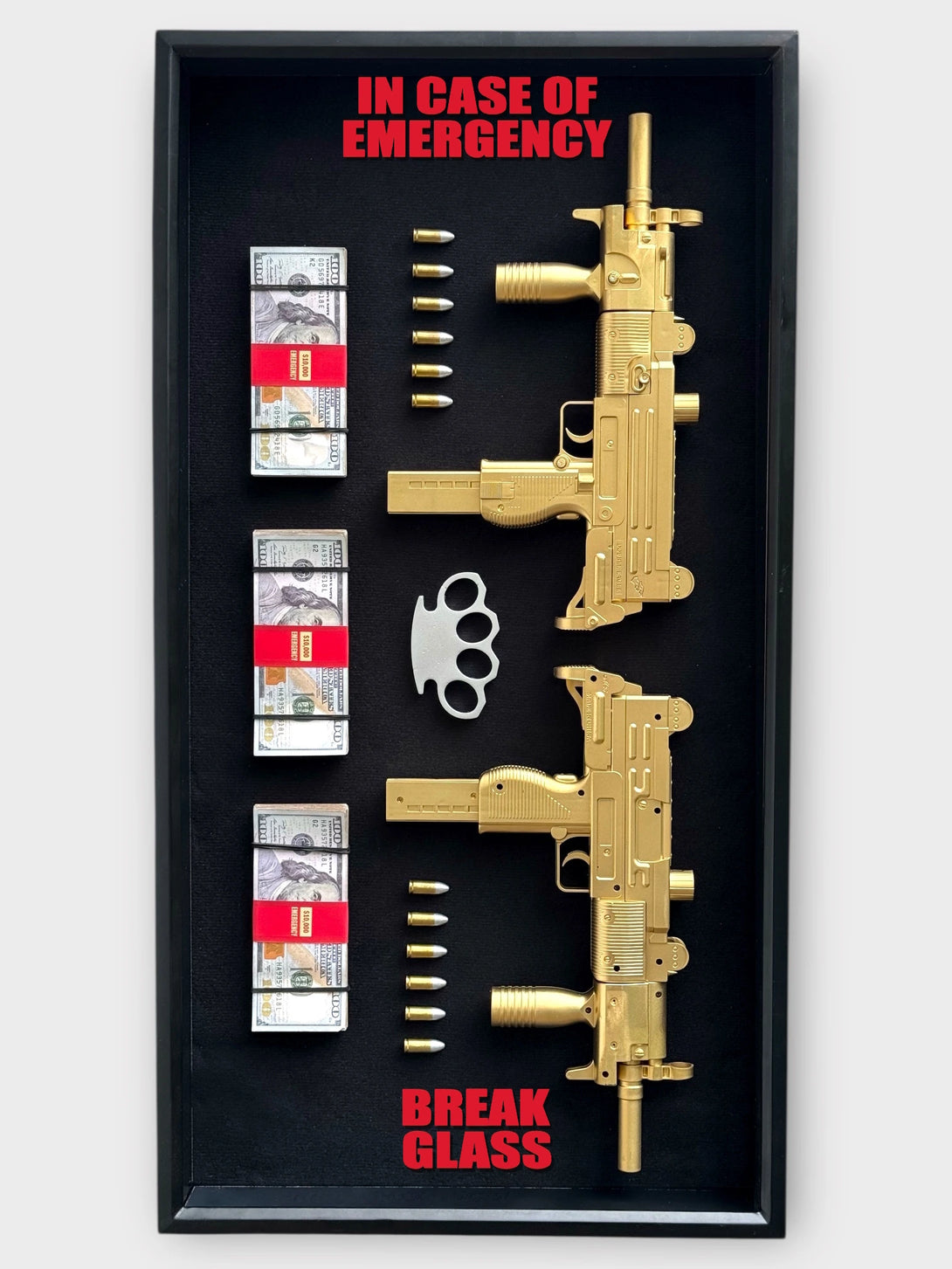 XXL DOUBLE GOLD DROP - Derich Gallery