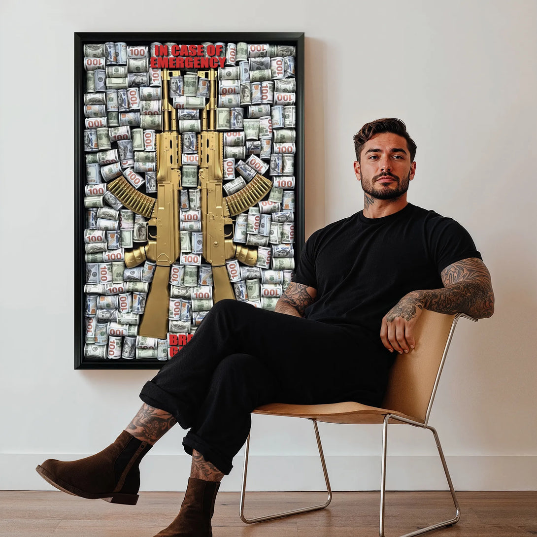 2×AK GOLD HUSTLE | 42×29 in - Derich Gallery