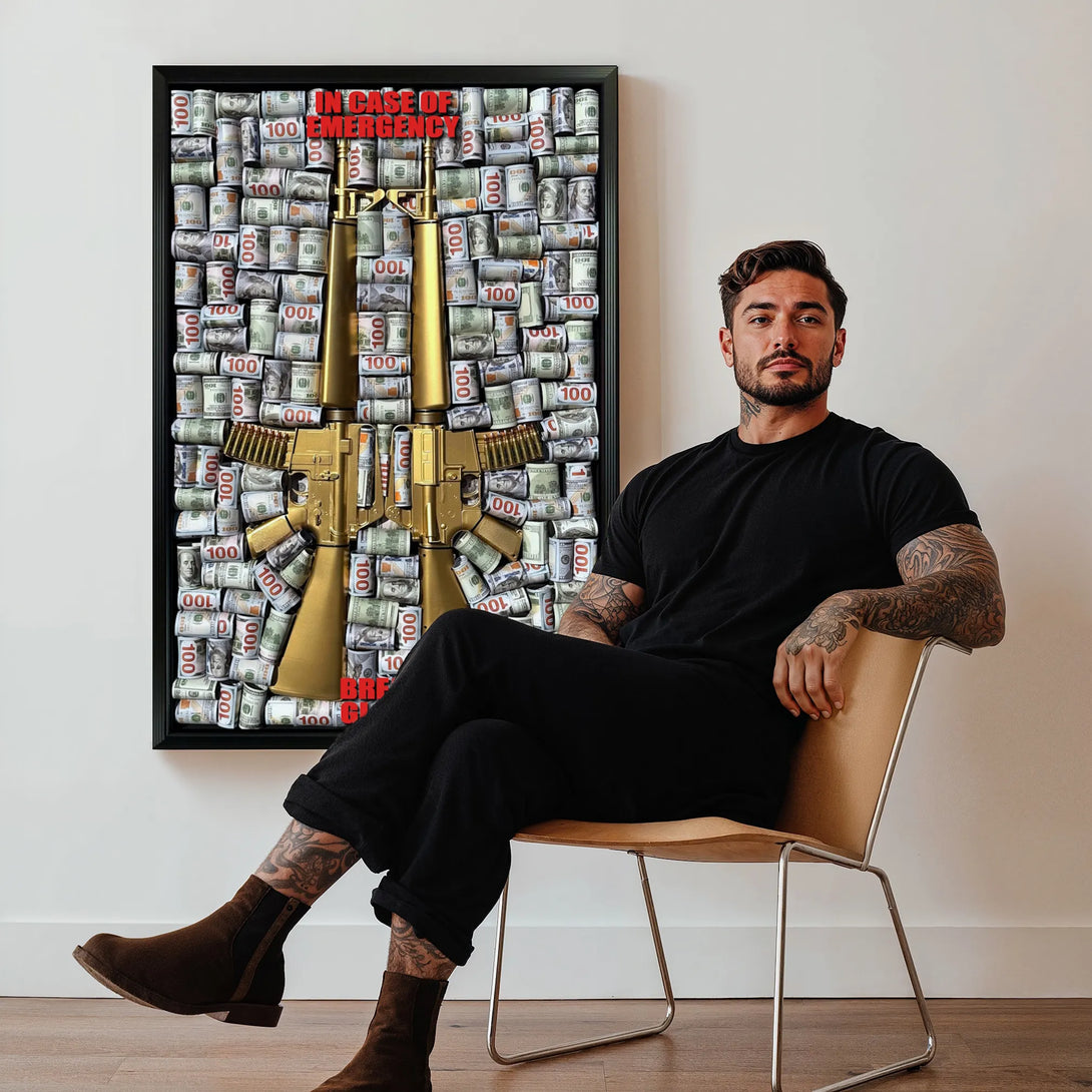 2×M16 GOLD PRESTIGE | 42×29 in - Derich Gallery