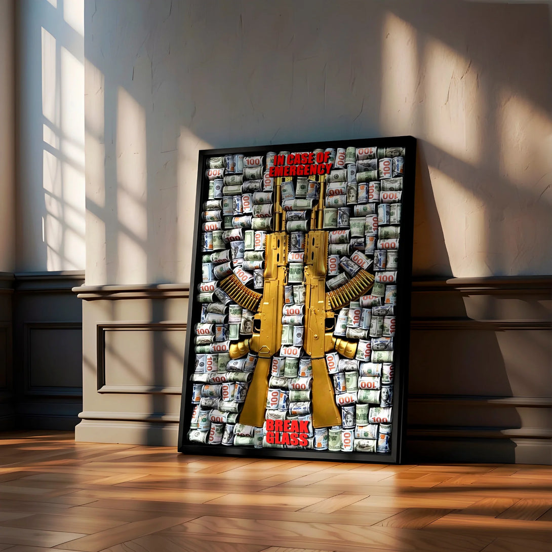 2×AK GOLD HUSTLE | 42×29 in - Derich Gallery