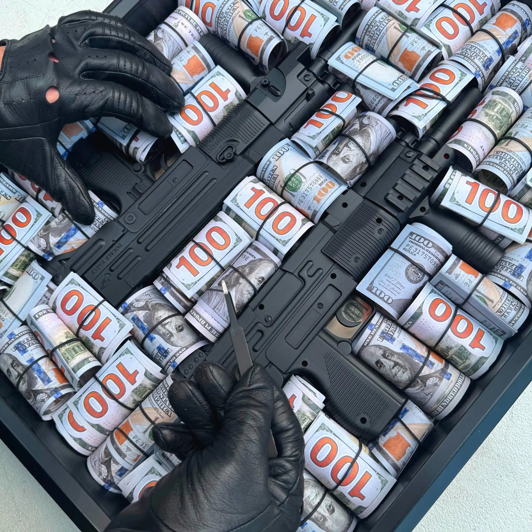 Twin Uzi Frame | 16×20 in - Derich Gallery