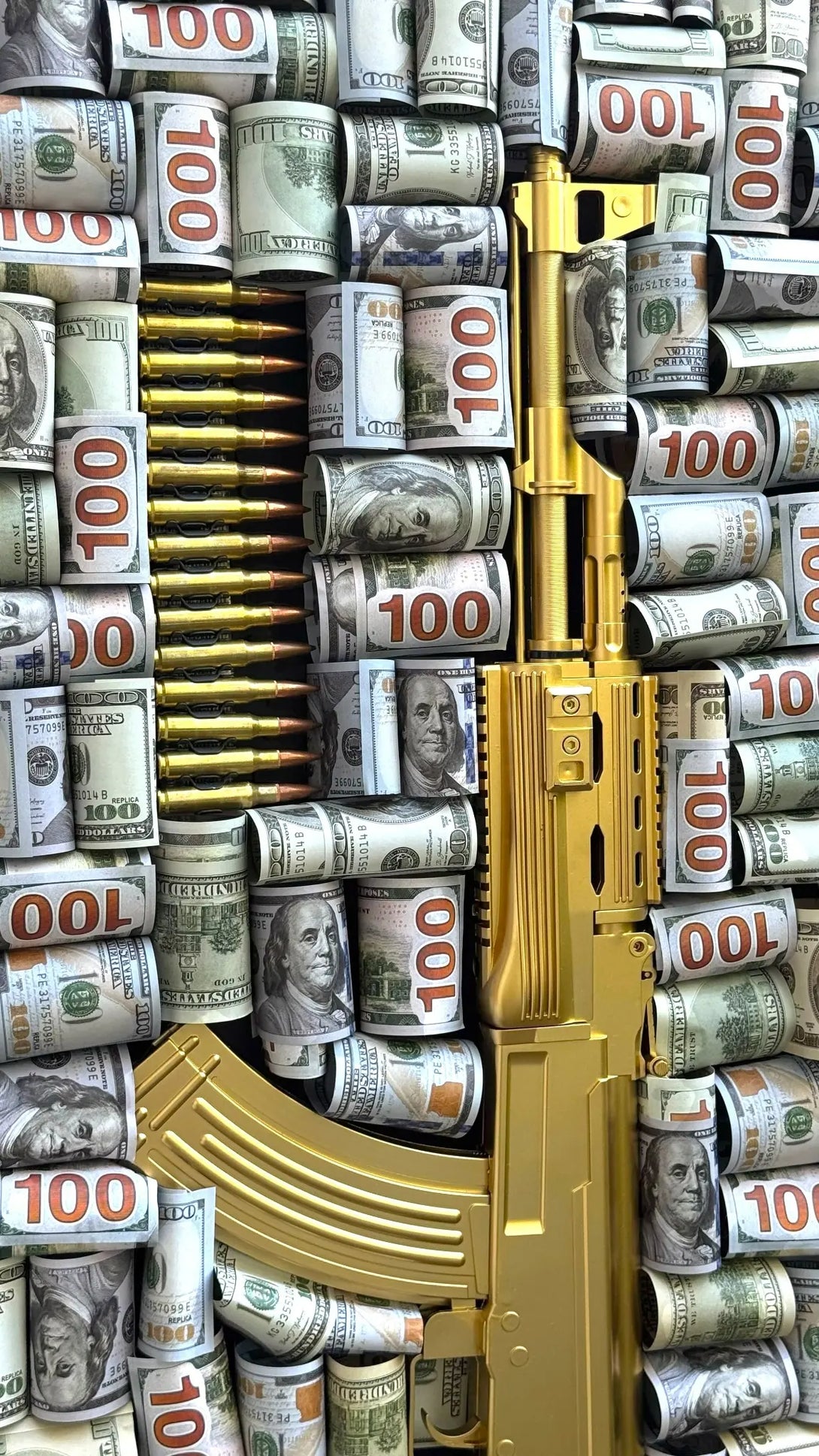 Full Cash 47 | 46x22 in - Derich Gallery