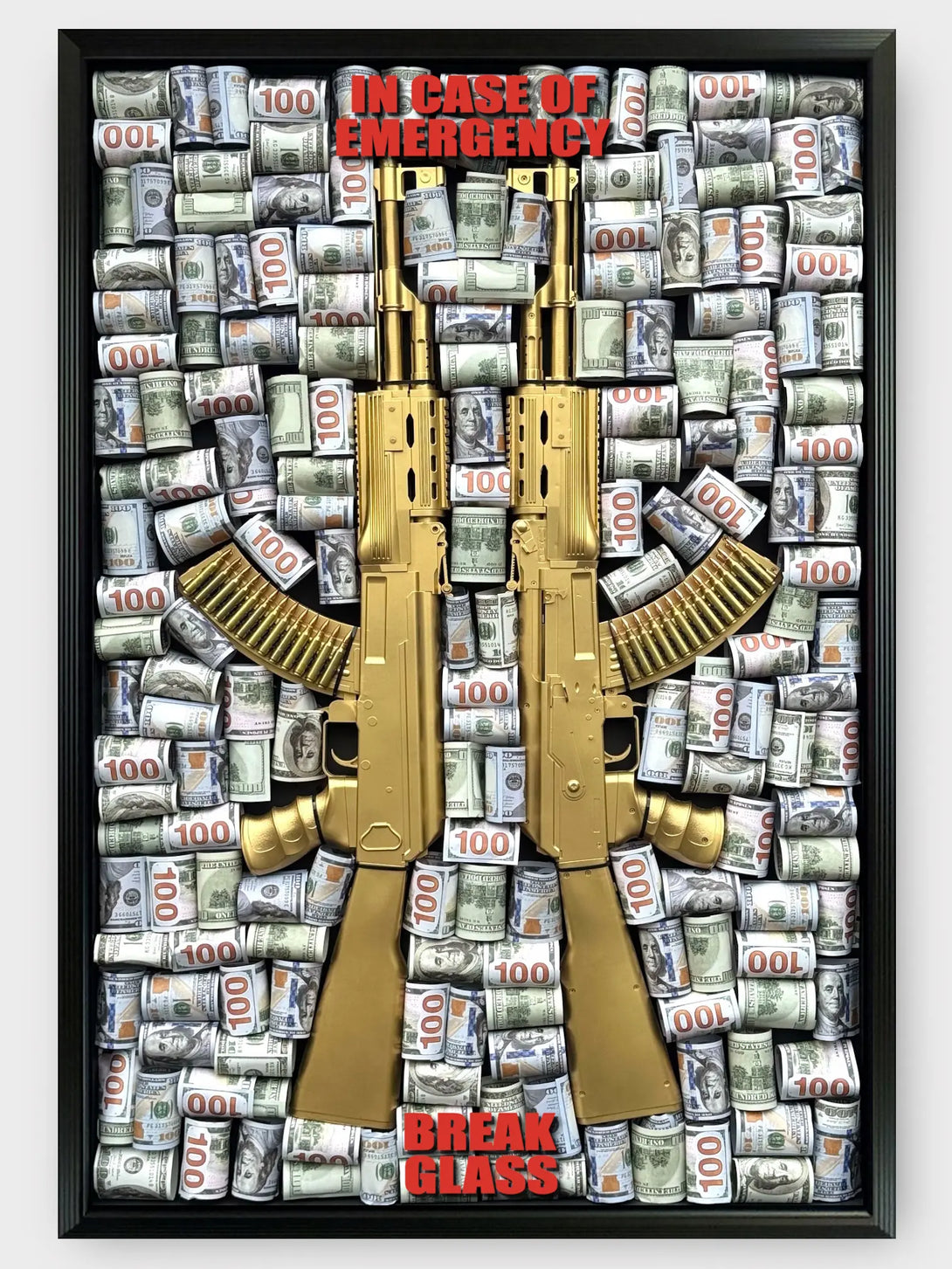 2×AK GOLD HUSTLE | 42×29 in - Derich Gallery