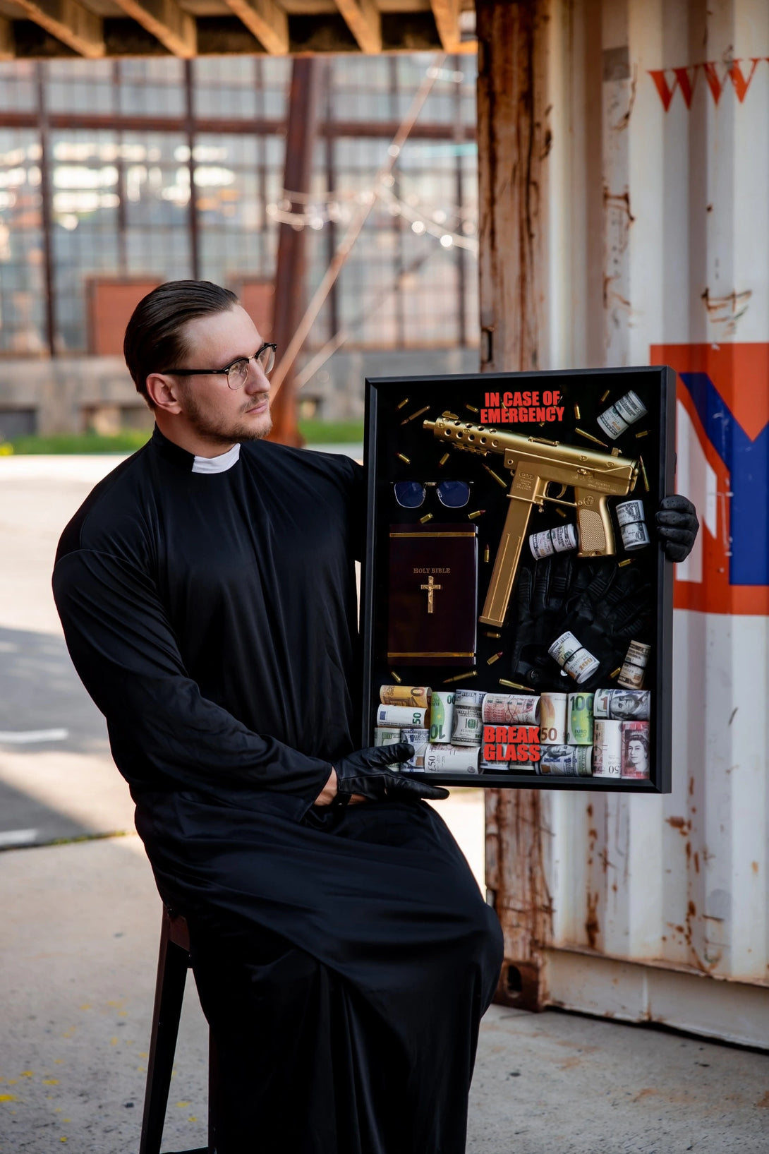 Holy Hustle - LIMITED | 18x24 in - Derich Gallery